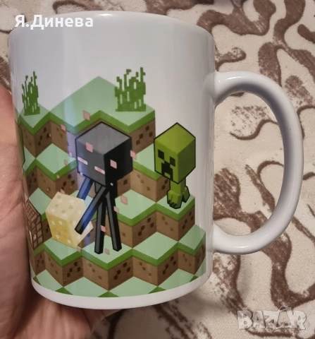 Порциланова чаша Minecraft , снимка 7 - Чаши - 52951399