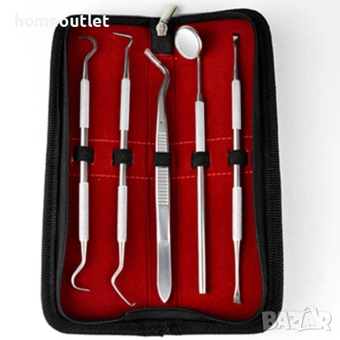 ПРОМОЦИЯ Комплект инструменти за зъбна хигиена (5бр) X0013OQ6KD, снимка 5 - Други - 51617642