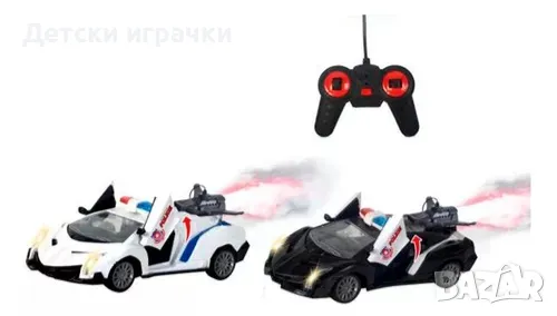 Полицейска кола с дистанционно и пушек