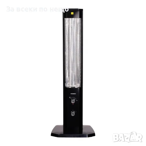 Инфрачервена печка Hausberg HB-8560, 2300W, регулируем термостат, сигнална лампа за 3 позиции, черен, снимка 3 - Друга електроника - 47780658