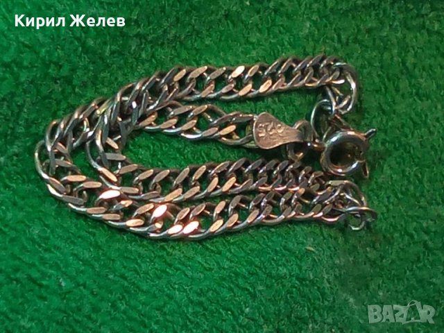 КРАСИВА СРЕБЪРНА ГРИВНА СРЕБРО 925 РЯДКА РЕТРО АРТ ПЛЕТКА РЪЧНА ИЗРАБОТКА 41877, снимка 2 - Гривни - 45576990