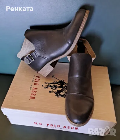 Дамски боти естествена.кожа U.S.POLO ASSN., снимка 7 - Дамски боти - 48047282
