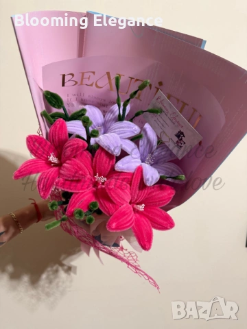 Вечен бонбонен букет, снимка 2 - Подаръци за жени - 53136546