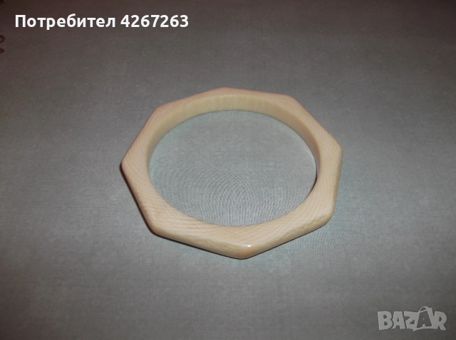 Старинна дамска гривна от слонова кост, от преди забраната. , снимка 5 - Гривни - 52324421