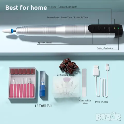 Електрическа безжична нокторезачка, снимка 7 - Друга електроника - 50124334