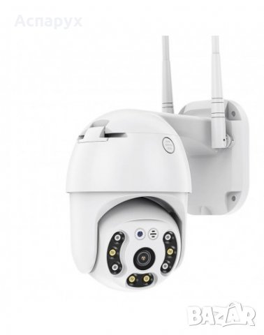 Външна Wifi, IR, Смарт камера Full Hd 1080p с двупосочно аудио, въртяща се и водоустойчива, снимка 1 - Други стоки за дома - 33475000