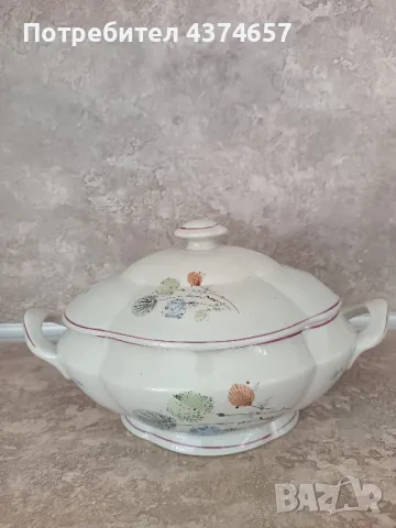 Порцеланов супник и сосиера, снимка 2 - Сервизи - 49411452