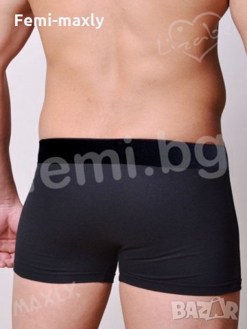 Мъжки памучен боксер външен ластик 5667, снимка 3 - Бельо - 26781138