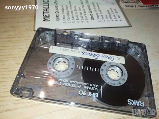 METALLICA-КАСЕТА 1412231038, снимка 13 - Аудио касети - 43407135