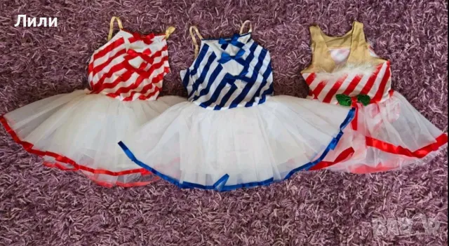 Коледни трика и рокли, различни размери и цветове, снимка 5 - Детски рокли и поли - 47968453