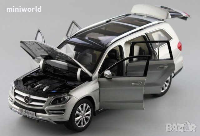 Mercedes-Benz GL-Class X166 2012 silver - мащаб 1:18 на Norev моделът е нов в кутия, снимка 10 - Колекции - 38002550