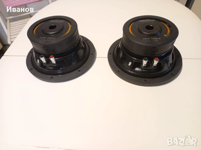 Ground Zero GZIW 200X-II 2бр. Бас 20см./8", снимка 2 - Аксесоари и консумативи - 53416401