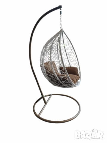 Градинска люлка от PVC ратан с метална конструкция. Доставката до офис на Еконт излиза около 90лв, д, снимка 14 - Други стоки за дома - 52138201