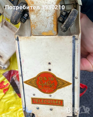 Рядка антикварна играчка — Citroën DS 19, снимка 4 - Други - 53416711