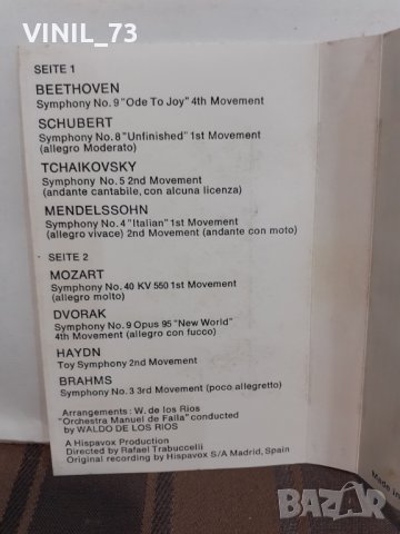  Symphonies- Waldo De Los Rios , снимка 4 - Аудио касети - 32218741