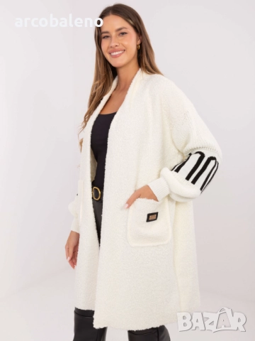 Дамска жилетка от букле с джобове, 4цвята , снимка 14 - Жилетки - 52028469