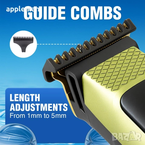 Професионален 3 в 1 комплект за постригване бръснене нос уши VGR V-366, снимка 5 - Машинки за подстригване - 53540182