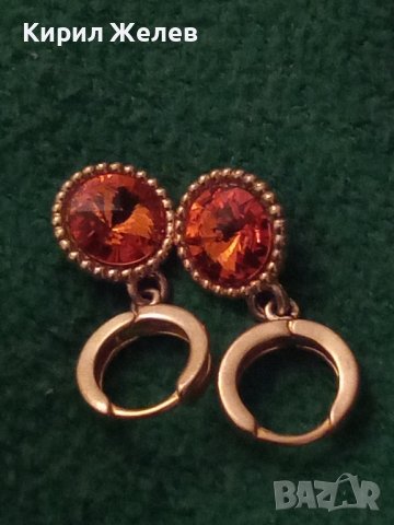 СКЪПОЦЕННИ БУТИКОВИ СРЕБЪРНИ с ПОЗЛАТА АРТ ОБЕЦИ СРЕБРО 925 с ЮВЕЛИРНО ФАСЕТИРАН ЦИТРИН 32498, снимка 15 - Обеци - 38323681