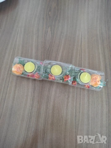 Свещник с 3 гнезда* Декорация за маса, снимка 13 - Други - 50556204