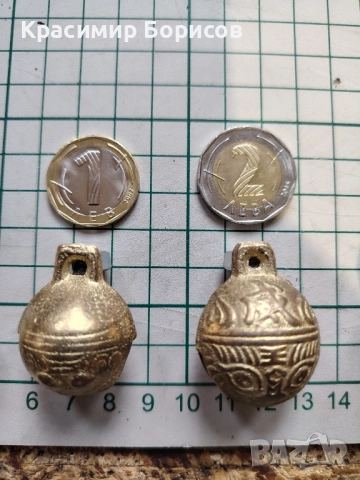 Бронзови Звънчета орехчета шикалки, снимка 3 - Други - 25875094