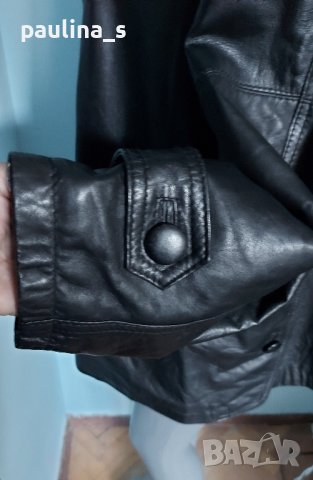 Два броя / Естествена кожа и велур / преходно палто / манто "Vera Pelle" / голям размер , снимка 10 - Палта, манта - 43621932