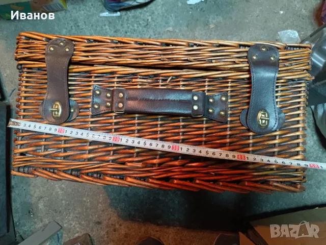 ратанова кошница за пикник, снимка 5 - Други - 49419122