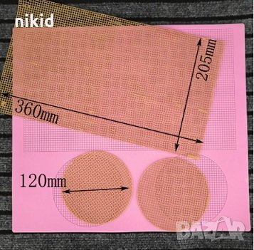 Комбинирана мрежа дантела подложка силиконов молд за захарна паста гъмпейст декорация, снимка 1 - Форми - 26685024