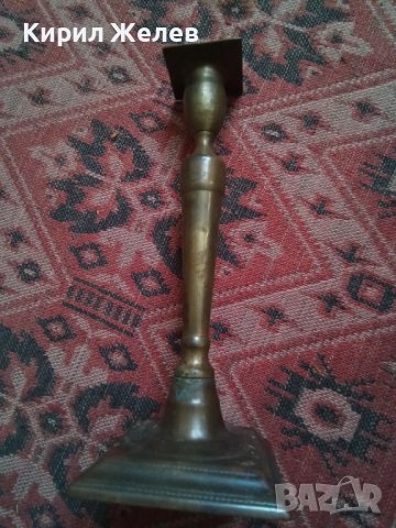 Стар бронзов свещник 42529, снимка 14 - Колекции - 43785647