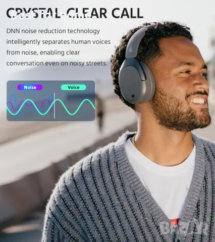  Безжични слушалки за над ушите Edifier W830NB, снимка 6 - Bluetooth слушалки - 49871692