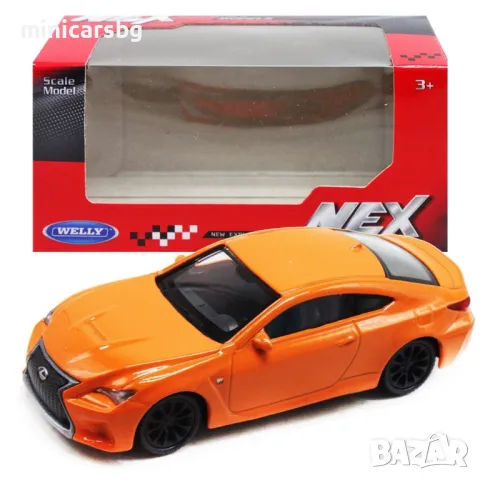 1:34 Метални колички: Lexus RC F - Welly, снимка 1 - Колекции - 47881593