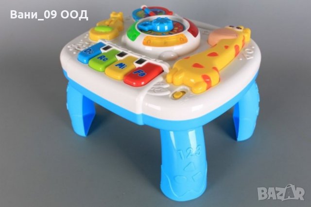 Интерактивна детска масичка с множество функции, снимка 5 - Музикални играчки - 32878778