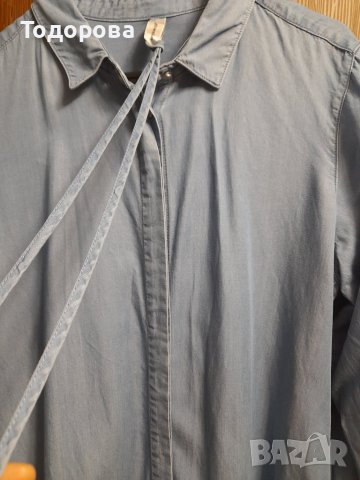 Дънкова рокля с дълъг ръкав, снимка 8 - Рокли - 37767654