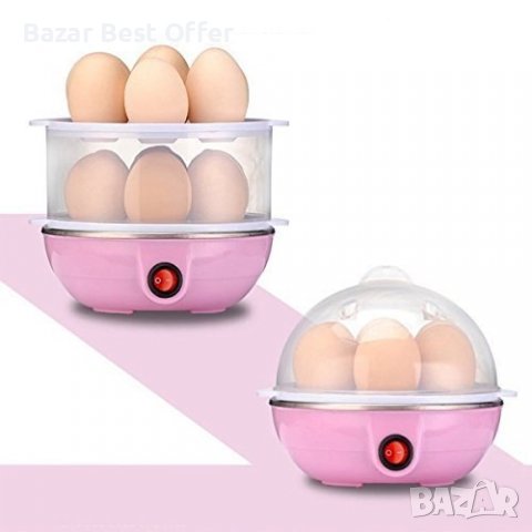 Яйцеварка за варене на яйца на пара My Dream Egg Cooker-на два етажа за 14 яйца, снимка 4 - Уреди за готвене на пара - 32946642