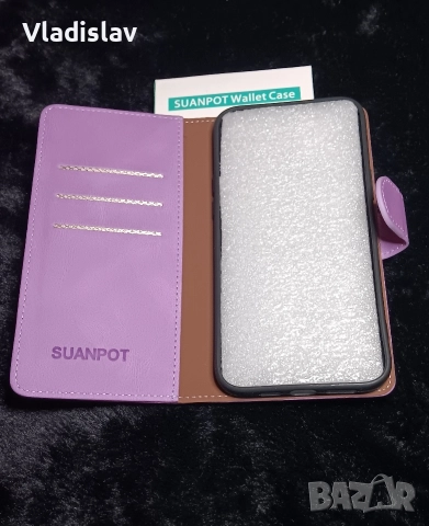 Кейс-портфейл зa IPHONE 14 MAX, снимка 4 - Калъфи, кейсове - 52678320