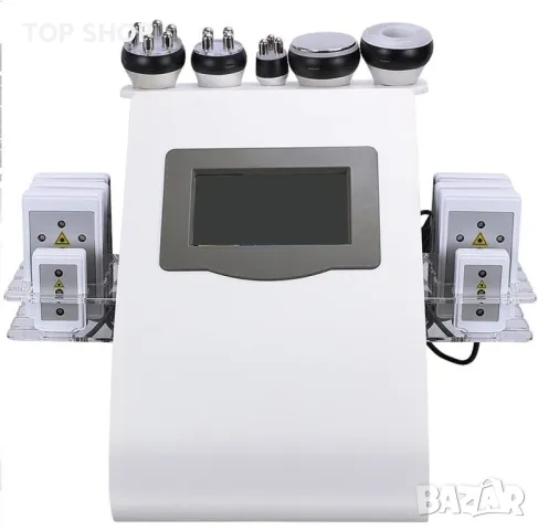 Козметичен уред 6 в 1, Kim 8 - радиочестотен лифтинг, кавитация, вакуум и липолазер, снимка 6 - Козметични уреди - 48857294