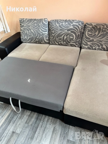 Ъглов диван, функция сън, ракла, , снимка 4 - Дивани и мека мебел - 52787817
