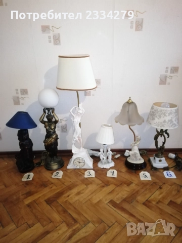 Нощни настолни лампи в бароков и флоренциански стил, снимка 2 - Настолни лампи - 52063072