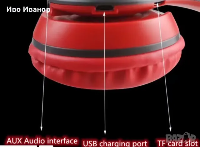 Стерео слушалки P47 Bluetooth 5.0 , снимка 4 - Bluetooth слушалки - 48011757