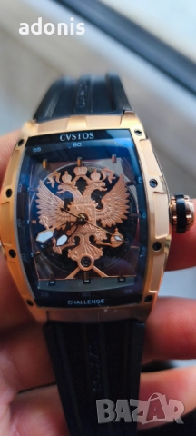 Cvstos challenge Eagle Proud to be Russion automatic mechanical watch. Автоматичен механичен , снимка 5 - Други - 52938107