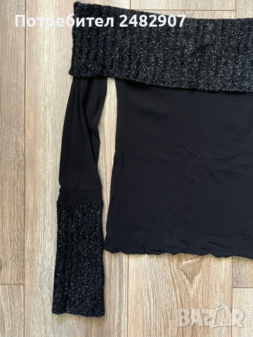 Ефектна дамска блуза - тюл, снимка 6 - Блузи с дълъг ръкав и пуловери - 53531715