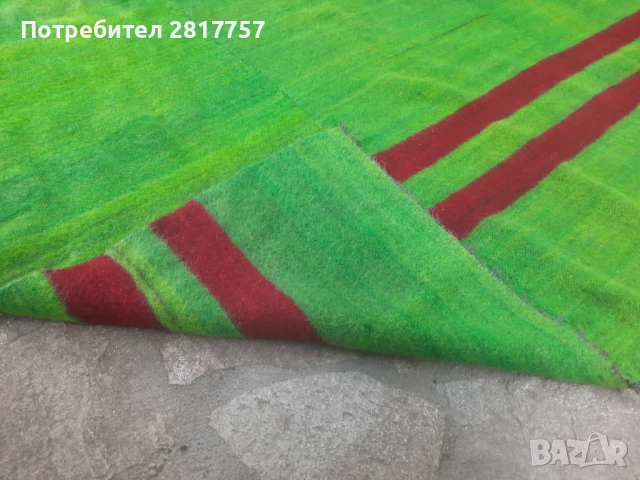 Ретро автентично вълнено одеяло НОВО , снимка 3 - Антикварни и старинни предмети - 51241222