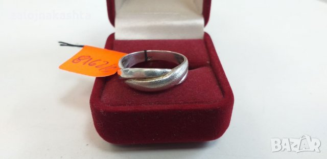 Сребърен пръстен-2,46гр.925, снимка 4 - Пръстени - 32348175