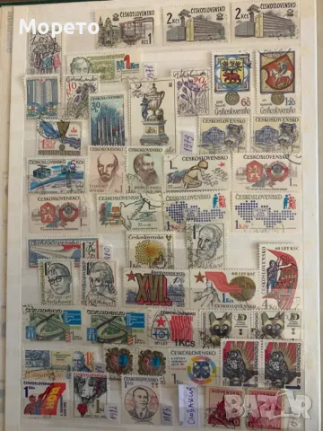 Лот стари марки,колекция от Чехословакия-1918 до 1983-148бр  , снимка 4 - Филателия - 48544147