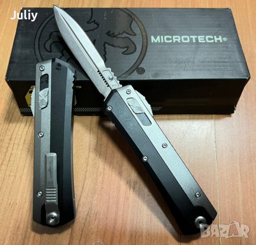 Microtech Glykon Black модел 2023, снимка 2 - Ножове - 40348790