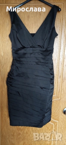 Нова черна официална рокля 