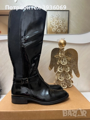 Италиански ботуши от естествен лак