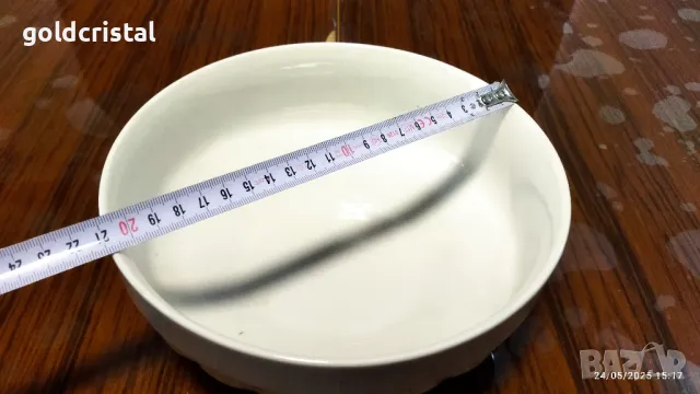 Стар български порцелан купа , снимка 2 - Антикварни и старинни предмети - 50415640