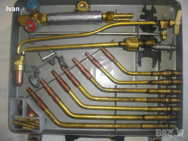 НОВ КРАКРА Перник Пълен Голям КОМПЛЕКТ ГАЗО-ПЛАМЪЧНО РЯЗАНЕ ЗАВАРЯВАНЕ РЕЗАЧ РЕЗАК ГОРЕЛКИ Български, снимка 4 - Други инструменти - 47688364