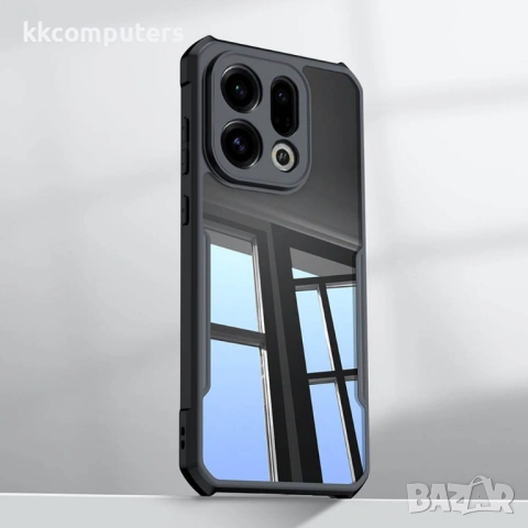 Защитен Калъф XUNDD за Oppo Find X9 5G - TPU+Acrylic, Прозрачен, 4-ъглова защита, Вкл. Протектор - Ч, снимка 3 - Резервни части за телефони - 53412623