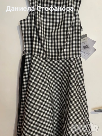 Рокля Heine пепит, нова с етикет